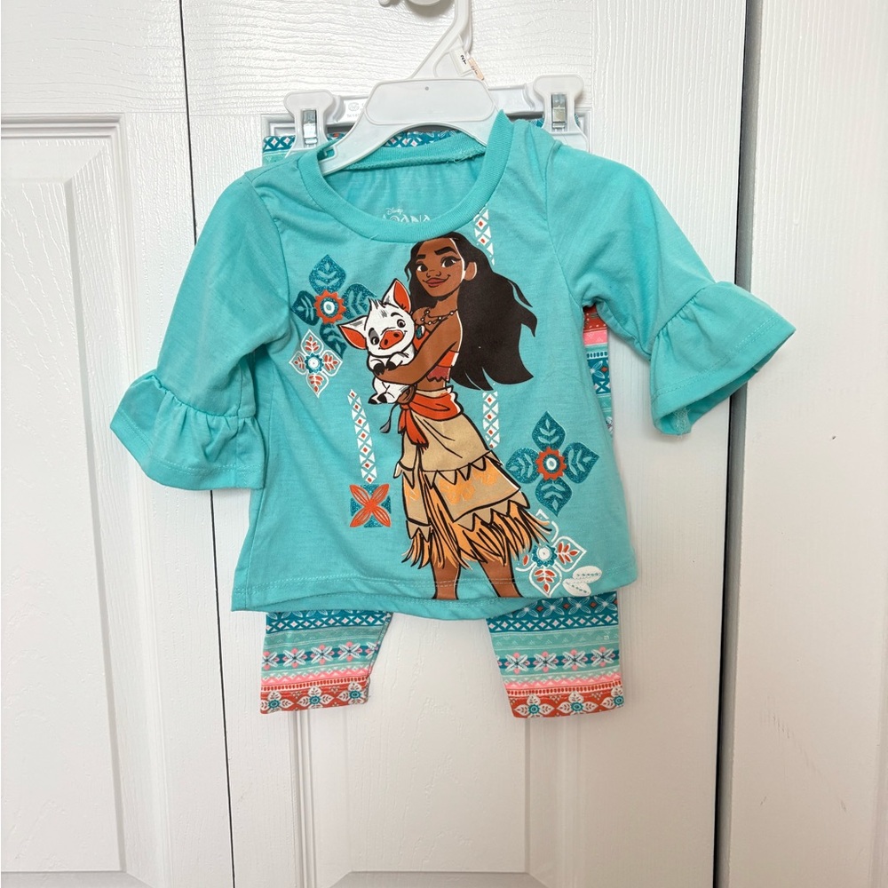 Disney Moana Turquoise Outfit Set